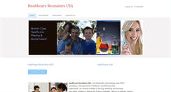 Desktop Screenshot of healthcarerecruitersusa.com